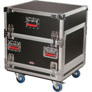 Gator G-TOUR-GRC-1406 ATA Console Wood Flight Rack Case - 14U Top 6U Bottom