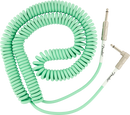Fender ORIGINAL Coiled Instrument Cable (Surf Green) - 30ft