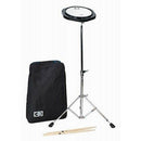 CB Percussion 3650 Kit de pads d'entraînement pour batterie avec étui 