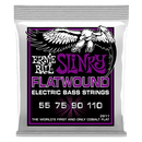 Ernie Ball 2811EB Power Slinky Flatwound Bass Strings 55-110