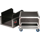 Gator G-TOUR-GRC-1406 ATA Console Wood Flight Rack Case - 14U Top 6U Bottom