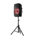 Gemini AS-2115BT-LT-PK Haut-parleur Bluetooth actif multi-LED 2000 watts avec support - 15"
