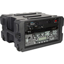 Gator G-PROR-6U-19 Boîtier de rack moulé par rotation avec roues et poignée - 6U, 19" de profondeur 