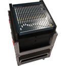 Gator G-TOUR-GRC-1406 ATA Console Wood Flight Rack Case - 14U Top 6U Bottom