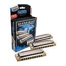 Hohner 3P532BX Blues Harp Pro Diatonic Harmonica - 3 Pack