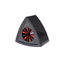 Rycote 107315 Single Triangular Black Mic Flag - Red One Music