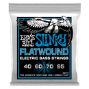 Ernie Ball 2815EB Extra Slinky Flatwound Bass Strings 40-95