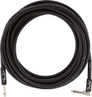 Câble d'instrument Straight / Angle Professional Fender (noir) - 18,6 '