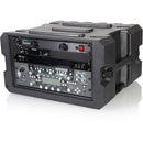 Gator G-PROR-6U-19 Boîtier de rack moulé par rotation avec roues et poignée - 6U, 19" de profondeur 