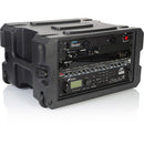 Gator G-PROR-6U-19 Boîtier de rack moulé par rotation avec roues et poignée - 6U, 19" de profondeur 