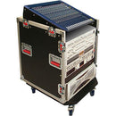 Gator G-TOUR-GRC12x12 Fixed Top Rolling Rack Case 9mm Plywood w/ PVC Exterior