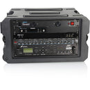 Gator G-PROR-6U-19 Boîtier de rack moulé par rotation avec roues et poignée - 6U, 19" de profondeur 