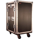 Gator G-TOUR 10x12 PU Pop-Up Console Rack Case - 10 Space Top & 12 Space Front & Rear Rackable Audio Equipment