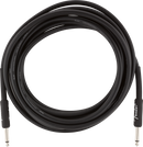 Câble d'instruments professionnels Fender (noir) - 15 '