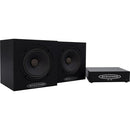Auratone 5C Super Sound Cubes avec A2-30 Amp Bundle 2 haut-parleurs + 1 Amp (Noir) 