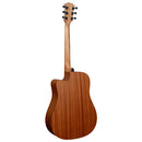 Lag Guitars T70DC Tramontane 70 Dreadnought Cutaway Acoustic Guitar - Open Pore Natural Satin