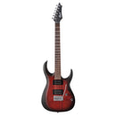 Cort X100 Series Electric Guitar (Open Pore Black Cherry Burst)