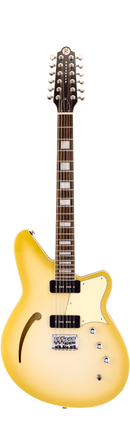 Reverend AIRWAVE 12 String Semi Hollow-Body Electric Guitar (Venetian Pearl)