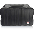Gator G-PROR-6U-19 Boîtier de rack moulé par rotation avec roues et poignée - 6U, 19" de profondeur 