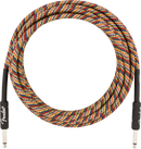 Fender FESTIVAL Hemp Instrument Cable (Rainbow) - 18.6ft