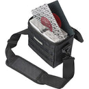 Magma MGA43026 45 Record-Bag 50 Sac de voyage pour jusqu'à 50 disques 7" (Noir/Kaki)