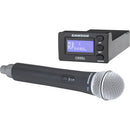 Samson SAXP310W-K Portable PA System with Wireless Microphone (K: 470 to 494 MHz) - 10"