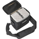 Magma MGA43026 45 Record-Bag 50 Sac de voyage pour jusqu'à 50 disques 7" (Noir/Kaki)