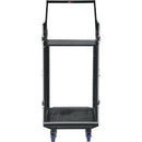 Gator G-TOUR 10X16 PU Pop-Up Console Rack Case - 10 Space Top & 16 Space Front & Rear Rackable Audio Equipment