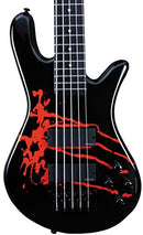 Spector LG5ALEXBKDP Legend 5 Alex Webster - Basse électrique 5 cordes avec double Humbuckers - Noir massif brillant