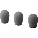 Audio-Technica AT8158 Windscreens (3-Pack) - Black