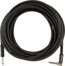 Fender PROFESSIONAL Straight/Angle Instrument Cable (Black) - 25ft