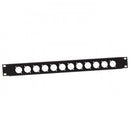 Adam Hall AH-872213 Panneau rack en forme de U 19" 12 prises 1 U