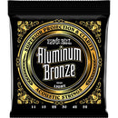 Ernie Ball 2568Eb Light Aluminum Bronze Acoustic Guitar Strings 011 - 052 - Red One Music