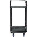 Gator G-TOUR 10X16 PU Pop-Up Console Rack Case - 10 Space Top & 16 Space Front & Rear Rackable Audio Equipment