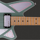 Reverend BILLY CORGAN Satin Pearl Electric Guitar - Red One Music