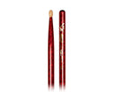 Vater VCR5A Baguettes à pointe en bois Color Wrap (rouge scintillant)