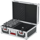 Gator G-TOUR M15 Tour Style Mic Flight Case for 15 Microphones & Accessories