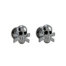 Boutons de sangle Grover GR610C Skull Artist - Chrome