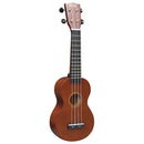 Mahalo MR1-TBR-PK Rainbow Series Soprano Ukulele Beginner Package - Red One Music