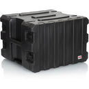 Gator G-PROR-8U-19 Rotationally Molded Rack Case w/ Wheels & Handle - 8U, 19" Deep