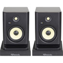 Gator Frameworks GFW-ISOPAD-MD Coussinets d'isolation pour moniteur de studio - Paire, Moyen 