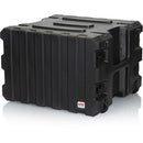 Gator G-PROR-8U-19 Rotationally Molded Rack Case w/ Wheels & Handle - 8U, 19" Deep