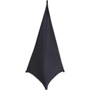 On-Stage Ssa100B Black Speaker / Lighting Stand Skirt / Scrim - Red One Music