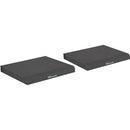 Gator Frameworks GFW-ISOPAD-LG Studio Monitor Isolation Pads - Pair, Large