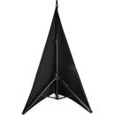 On-Stage Ssa100B Black Speaker / Lighting Stand Skirt / Scrim - Red One Music