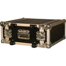 Gator G-TOUR 4UW ATA Wood Flight Rack Case w/ Wheels - 4U, 19" Deep