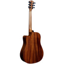 Lag Guitars THV10DCE-LB Tramontane HyVibe 10 Cutaway Acoustic Electric Guitar With Bluetooth (Natural Satin)