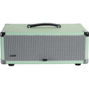 Gator GR-RETRORACK-3SG Vintage Amp Vibe Rack Case - 3U Seafoam Green
