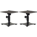 Gator Frameworks GFWSPKSTMNDSK Pair of Adjustable Desktop Studio Monitor Stands