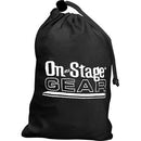 On-Stage Ssa100B Black Speaker / Lighting Stand Skirt / Scrim - Red One Music